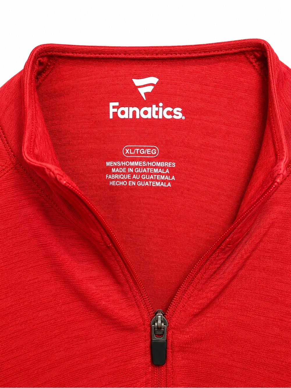 Fanatics Texas Tech Red Raiders Quarter Zip Pullover Men’s XL Red - Picture 4 of 4